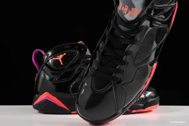 Reps LUCY Black Retro Jordan 313358-006 7 Air Patent 0429